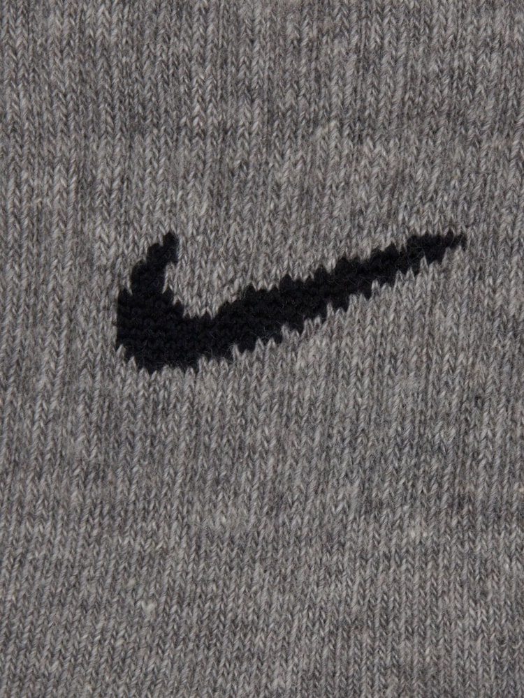 Nike Multi Ankle Everyday Cushioned Crew Socks 3 Pack - Image 4 of 4
