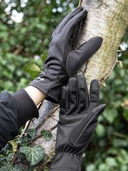 Totes Black Ladies Manzella Warm Gloves - Image 1 of 4