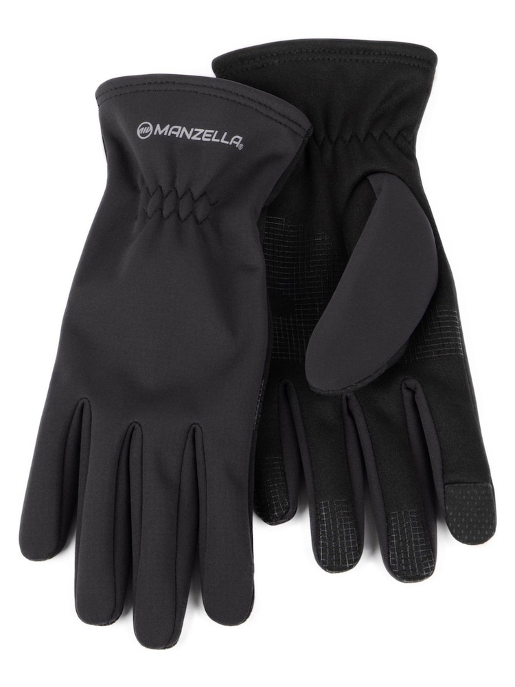 Totes Black Ladies Manzella Warm Gloves - Image 2 of 4