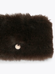 Marron chocolat - Carvela Fur Headband - Image 2 de 2