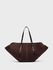 NÚNOO Brown Nora Suede Bag - Image 3 of 3