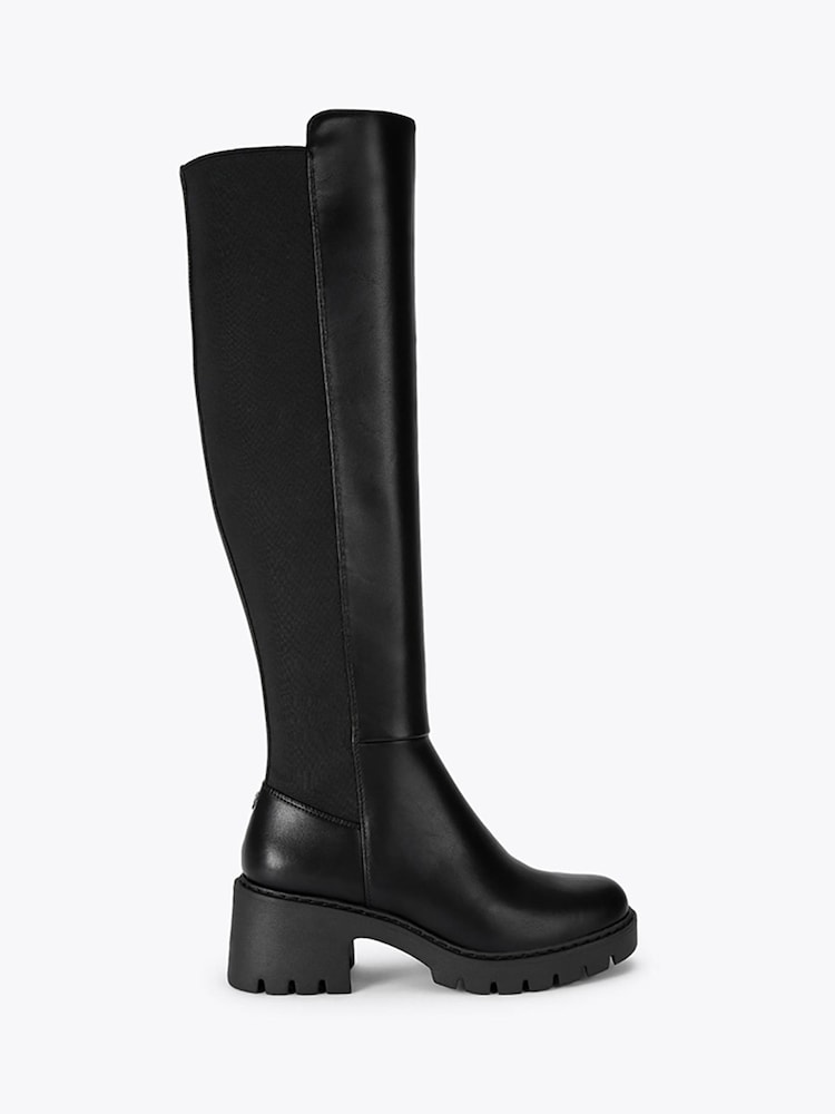 KG Kurt Geiger Black Tess Over The Knee Boots - Image 1 of 4 KG Kurt Geiger Black Tess Over The Knee Boots - Image 1 of 4