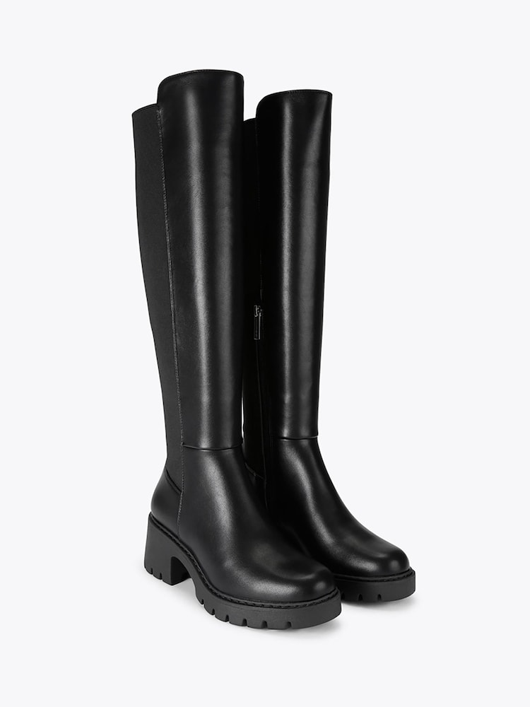 KG Kurt Geiger Black Tess Over The Knee Boots - Image 2 of 4 KG Kurt Geiger Black Tess Over The Knee Boots - Image 2 of 4