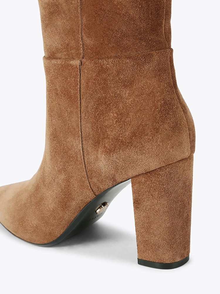 Carvela Brown Civita Suede Over The Knee Boots - Image 4 of 4 Carvela Brown Civita Suede Over The Knee Boots - Image 4 of 4