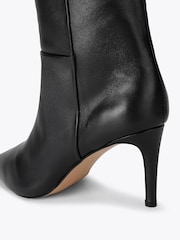 KG Kurt Geiger Black Strict Leather Knee Boots - Image 3 of 4