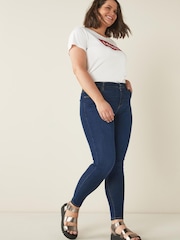 Levi's® Dark Wash Curve 721™ High Rise Skinny Jeans - Image 3 of 11