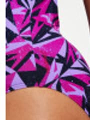 Speedo Purple Womens Hyper Boom All-Over Medalist Swimsuit - Image 7 of 10