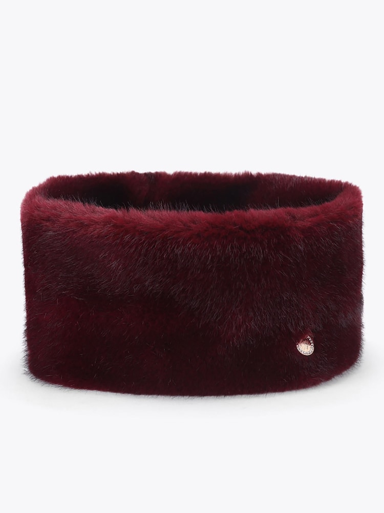Rouge - Carvela Fur Headband - Image 1 de 2