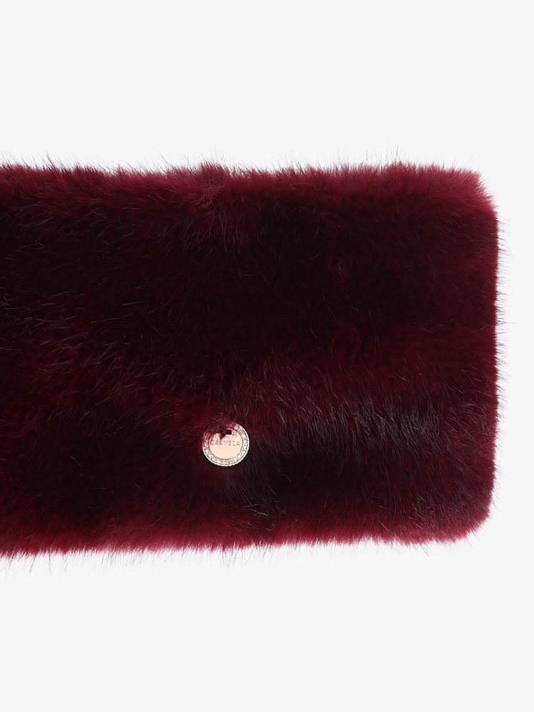 Rouge - Carvela Fur Headband - Image 2 de 2