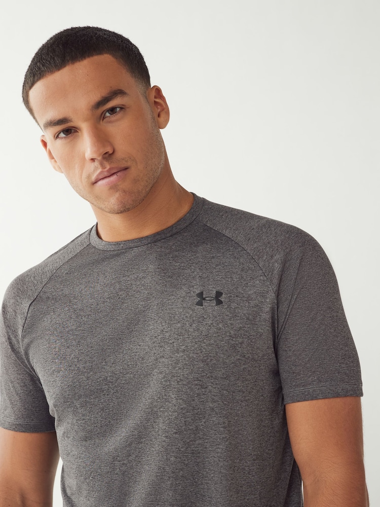 Under Armour Dark Grey Tech 2 T-Shirt - Image 5 of 8