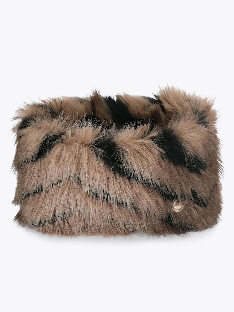 Brun - Carvela Fur Headband - Image 1 de 2