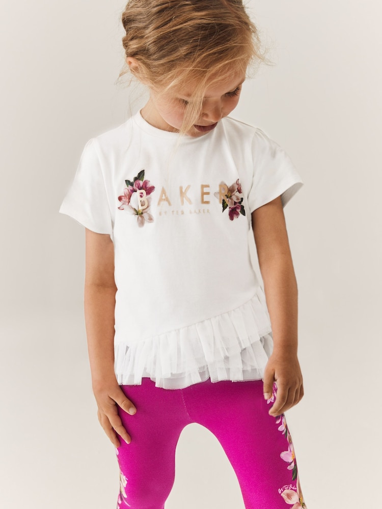 Baker by Ted Baker Mesh T-Shirt And Leggings Set - Image 2 of 10