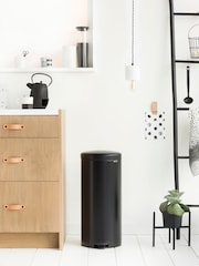 Brabantia Matt Black NewIcon 30L Pedal Bin - Image 1 of 6