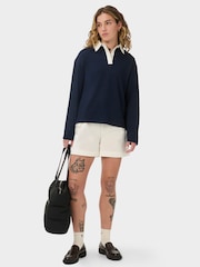Sweaty Betty Blue Rugby Shirt - Image 4 of 6