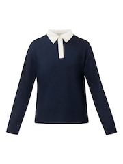 Sweaty Betty Blue Rugby Shirt - Image 6 of 6