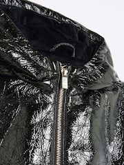 River Island Black Girls Cinched Waist Coat - Image 2 of 3