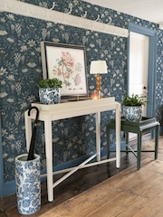 Laura Ashley Dark Seaspray Parterre 10M Wallpaper - Image 1 of 4