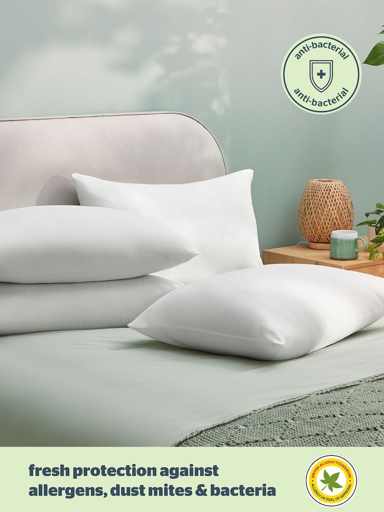 Silentnight 4 Pack Anti Allergy Pillows - Image 2 of 11