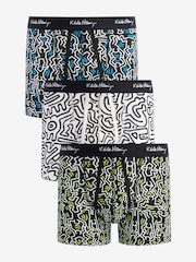 Keith Haring Pattern Hipsters Boxers 3 Pack - Image 1 of 6