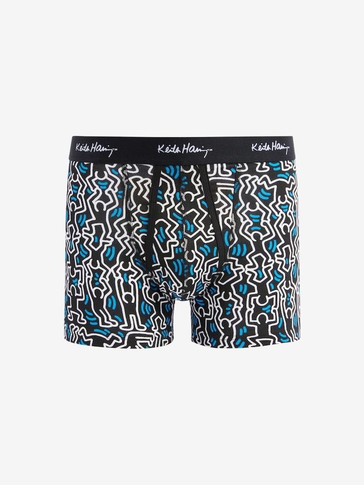 Keith Haring Pattern Hipsters Boxers 3 Pack - Image 2 of 6