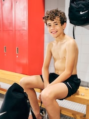 Nike Black 4 Inch Volley Swim Shorts - Image 3 of 6