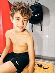 Nike Black 4 Inch Volley Swim Shorts - Image 4 of 6