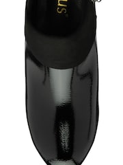Lotus Jet Black Patent Boots - Image 4 of 4
