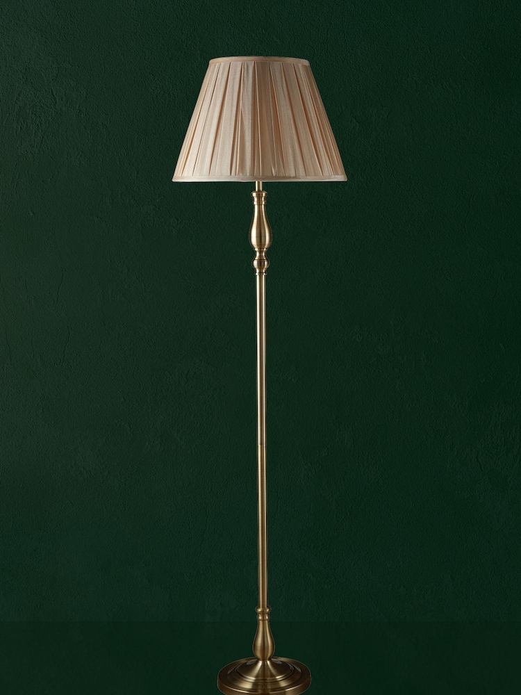 Searchlight Brass Flemish Floor Lamp - Image 1 of 3