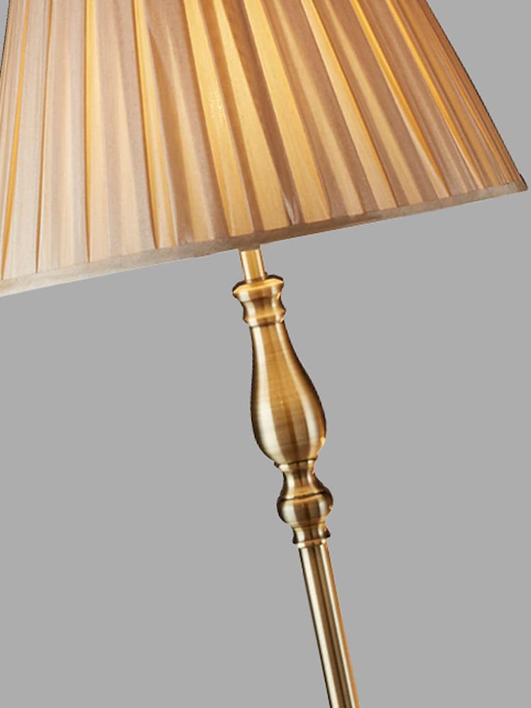 Searchlight Brass Flemish Floor Lamp - Image 3 of 3