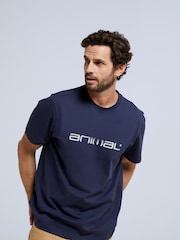 Animal Blue Mens Leon Relaxed T-Shirt - Image 1 of 6