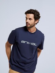 Animal Blue Mens Leon Relaxed T-Shirt - Image 4 of 8