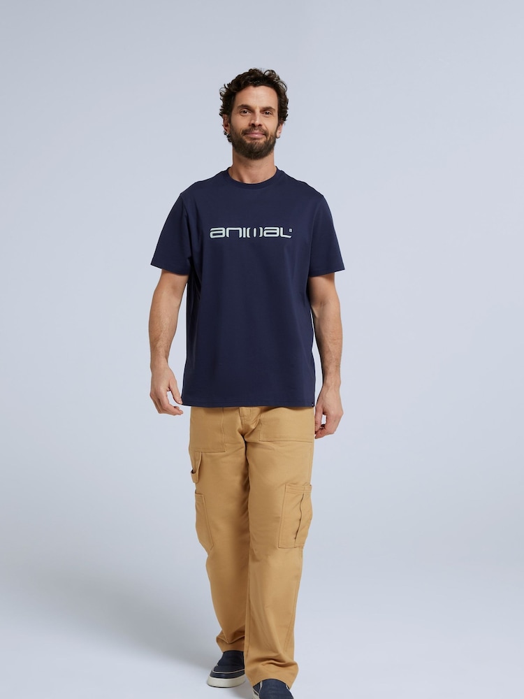 Animal Blue Mens Leon Relaxed T-Shirt - Image 3 of 6