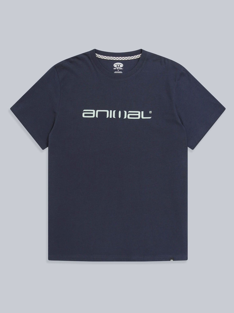 Animal Blue Mens Leon Relaxed T-Shirt - Image 5 of 6
