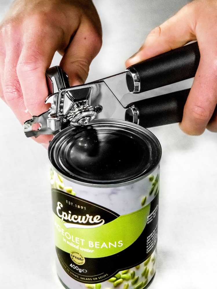 Masterclass Silver Soft Grip Can Opener - Image 1 of 5 Masterclass Silver Soft Grip Can Opener - Image 1 of 5