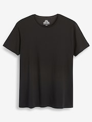 Black Slim Fit 100% Cotton Underwear T-Shirts 5 Pack - Image 5 of 5