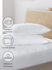 Medium 2 Pack Sleep In Comfort Pillows - Image 2 of 2