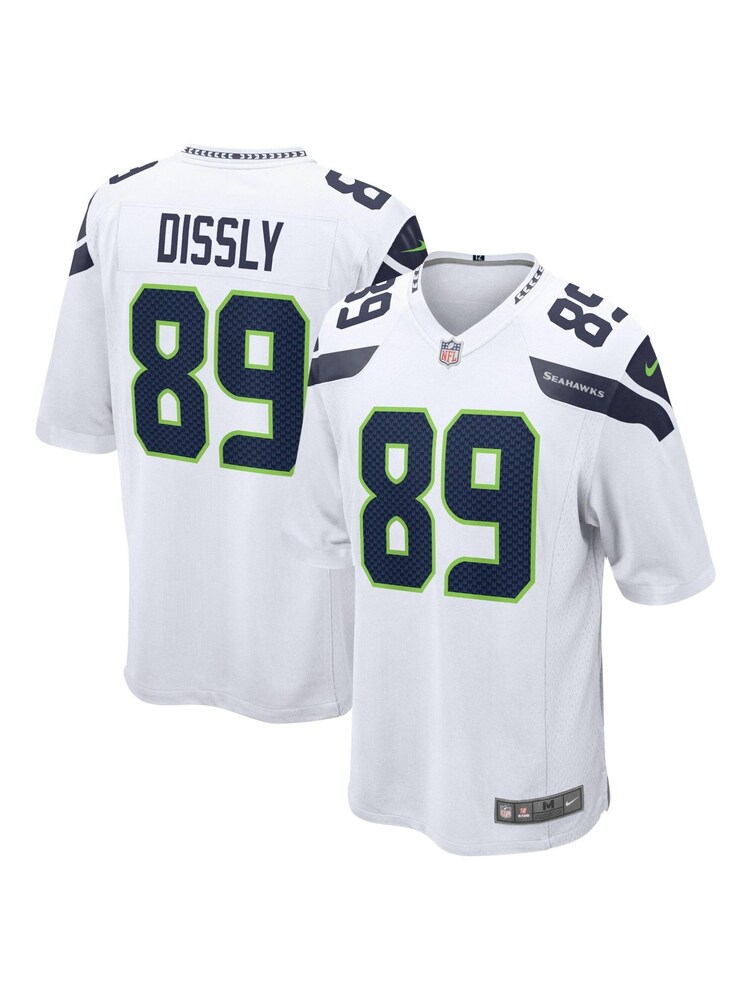 Nike White NFL Seattle Seahawks Road Game Jersey - Will Dissly - Image 1 of 3 Nike White NFL Seattle Seahawks Road Game Jersey - Will Dissly - Image 1 of 3