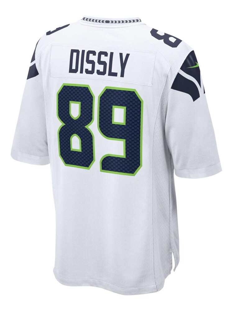 Nike White NFL Seattle Seahawks Road Game Jersey - Will Dissly - Image 3 of 3 Nike White NFL Seattle Seahawks Road Game Jersey - Will Dissly - Image 3 of 3