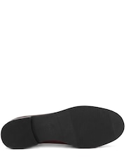 cuir rouge bordeaux - Mocassins à talons Lorella de Jones Bootmaker - Image 6 sur 6