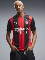 Puma Black Ac Milan Home Jersey - Image 1 of 6