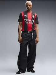 Puma Black Ac Milan Home Jersey - Image 3 of 6