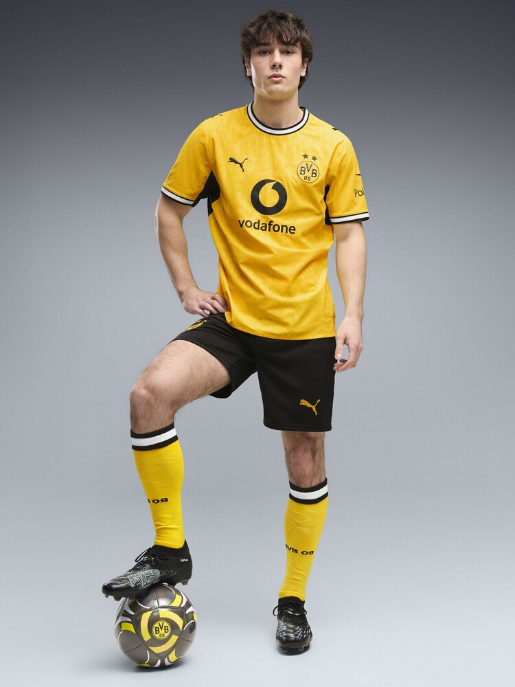 Puma Black Borussia Dortmund Shorts - Image 1 of 5