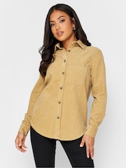 PixieGirl Petite Natural Cord Shirt - Image 4 of 5