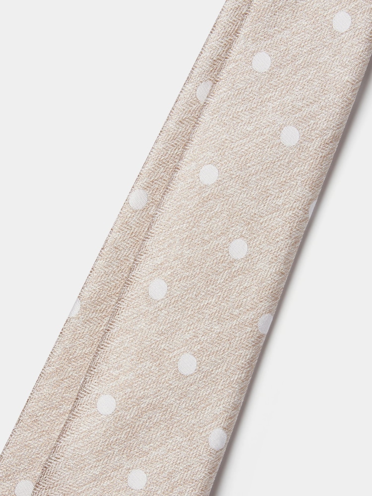 Peckham Rye Neutral/Tan Tie - Image 3 of 3