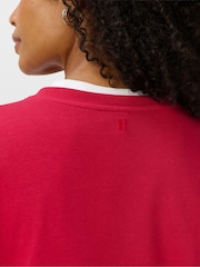 Sweaty Betty Red After Class Crop Sweatshirt - Image 4 of 6
