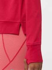 Sweaty Betty Red After Class Crop Sweatshirt - Image 5 of 6