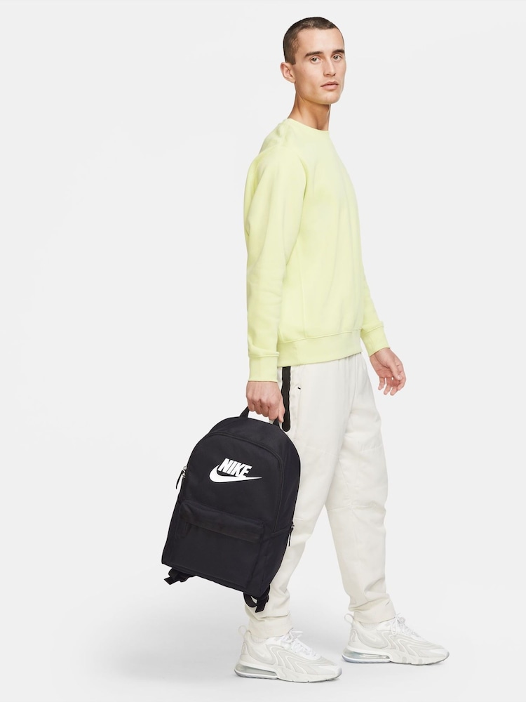 Nike Black Heritage Backpack (25L) - Image 3 of 8