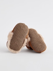 Baker by Ted Baker Baby Girls Faux Fur Padder Mules - Image 4 of 6