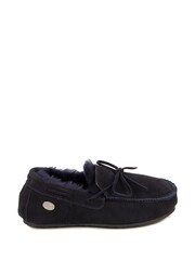 Темно-синий - Just Sheepskin™ тапочки для мальчиков Totes Torrington - Изображение 1 из 5