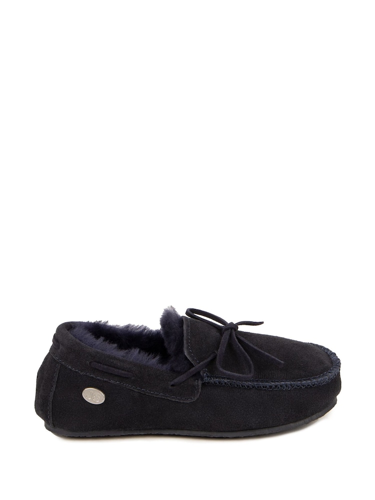 bleu foncé - Chaussons Totes Mini Torrington garçon Just Sheepskin ™ - Image 1 de 5 bleu foncé - Chaussons Totes Mini Torrington garçon Just Sheepskin ™ - Image 1 de 5